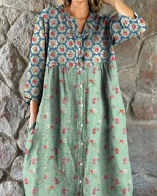 Isabella™ | Vestido Vintage Con Estampado Floral